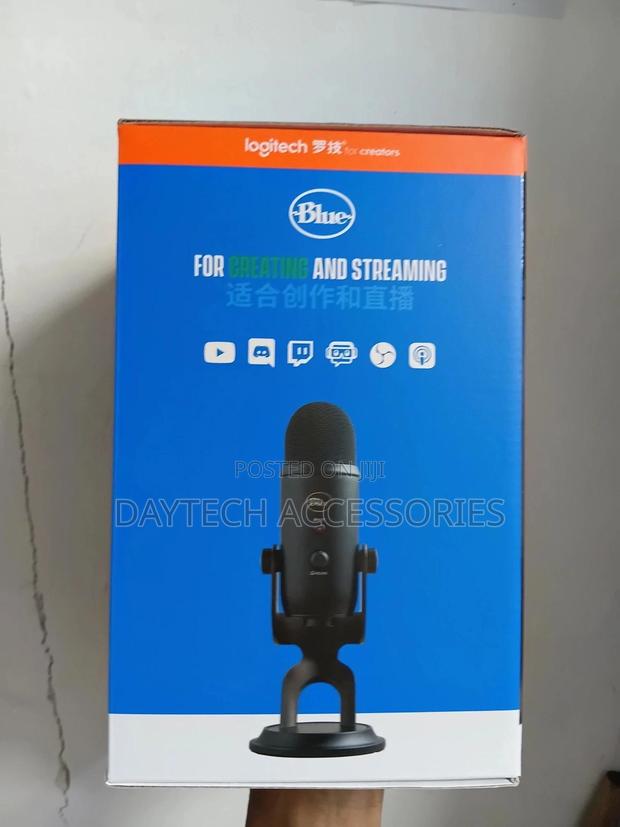 Logitech Blue Yeti Premium Multi-Pattern Usb Microphone-Black - thumbnail 2