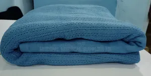 Blue Cellular Blanket
