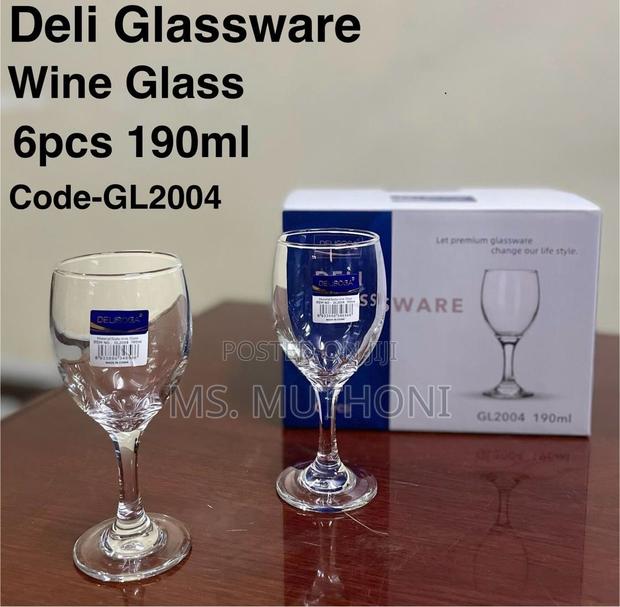 * 190 Ml ,6 PCS Delisoga Gl2004 Wine Glasses - main view