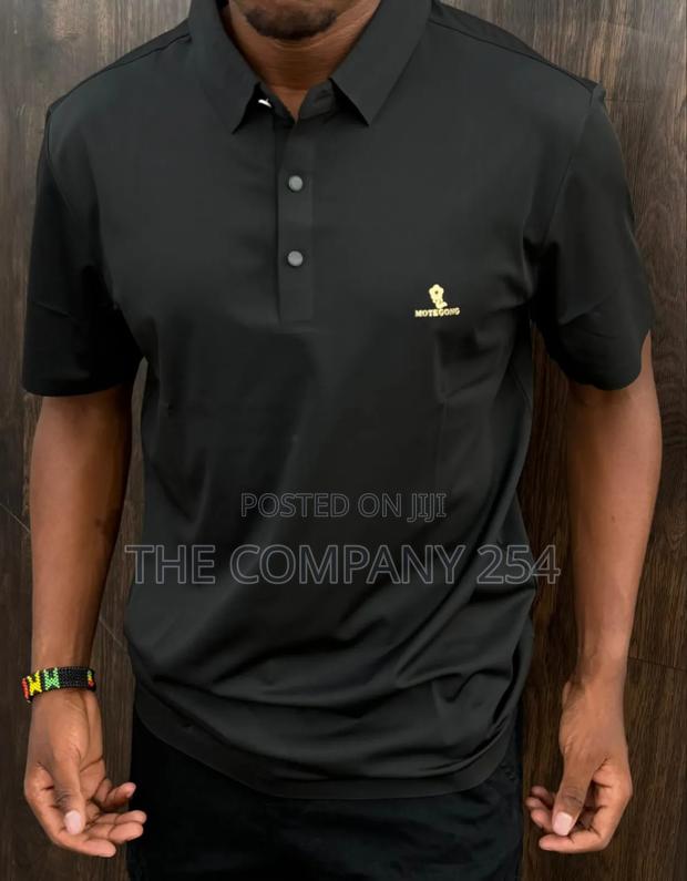 Quality Casual Collar Short Sleeve Polyester Silky Shirt - thumbnail 4