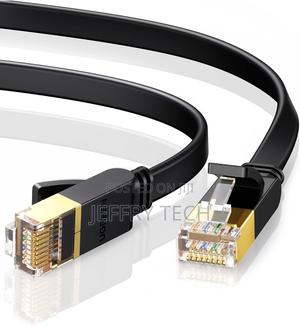 Cat7 Ethernet Cable, High Speed 10gbps 600mhz/S Shielded Lan Cord Fla - thumbnail 2