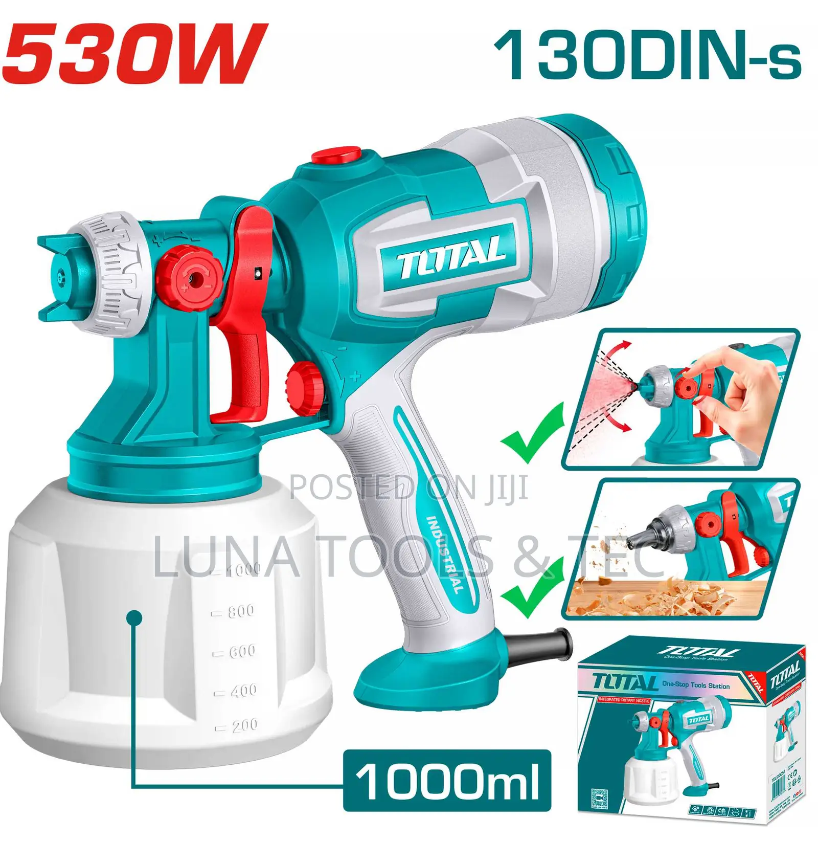 Total Tt4506 Spray Gun 530w