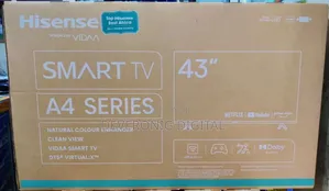 *Hisense 43inch" Smart A4 Smart Tv