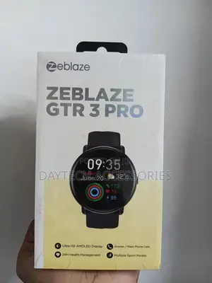 Zeblaze GTR 3 Pro Amoled Display Smart Watch Fitness Wellness.