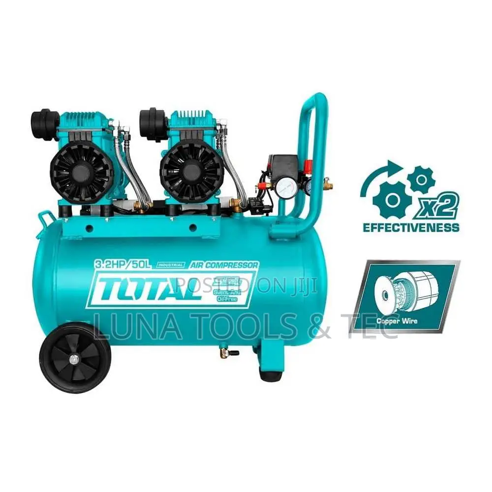 Total TCS Air Compressor 50l 1200w (1.6hp)