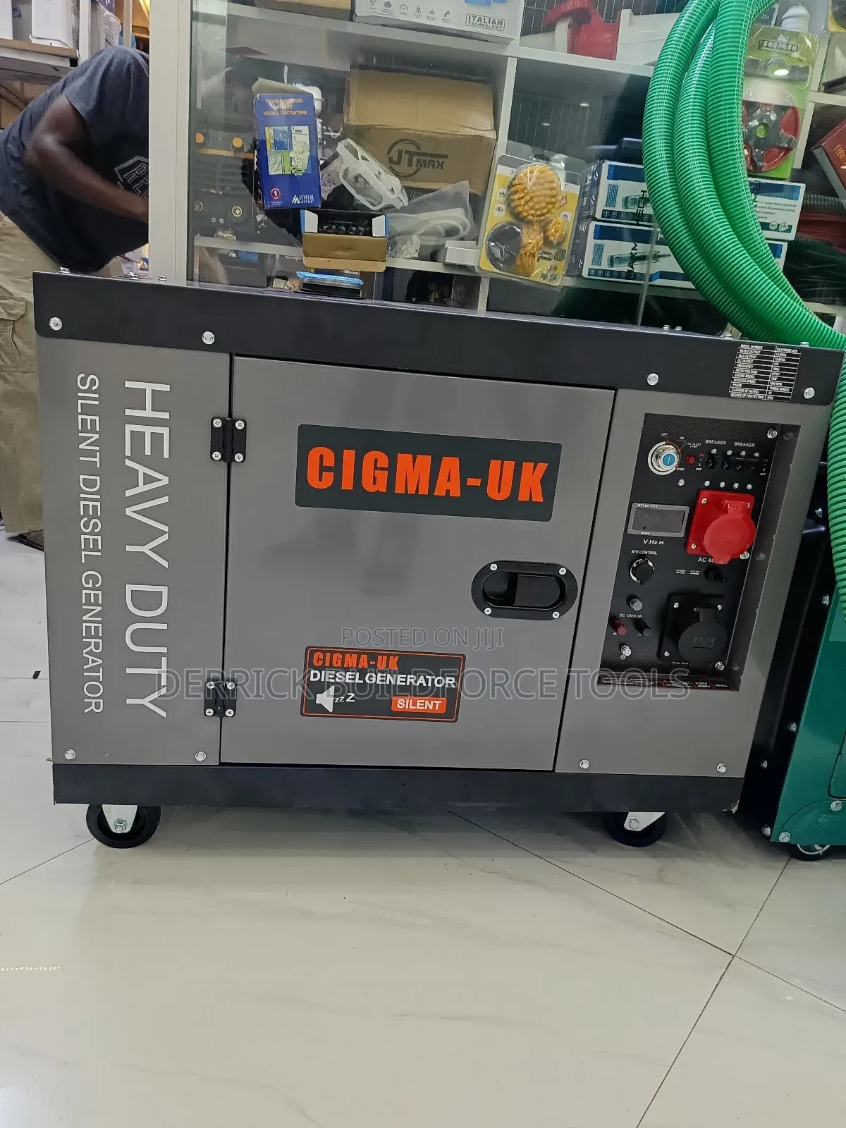 Cigma-Uk 10kva Dual Phase Silent Diesel Generator With Ats