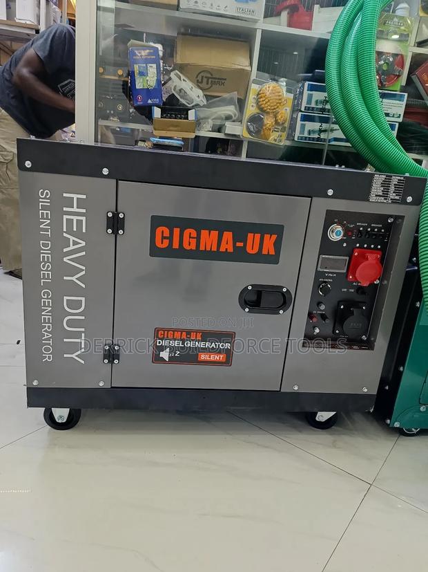 Cigma-Uk 10kva Dual Phase Silent Diesel Generator With Ats