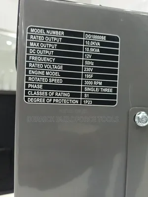 Cigma-Uk 10kva Dual Phase Silent Diesel Generator With Ats