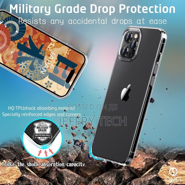 Hd Clear Slim Case for iPhone 14 Pro · Military Shockproof - thumbnail 3