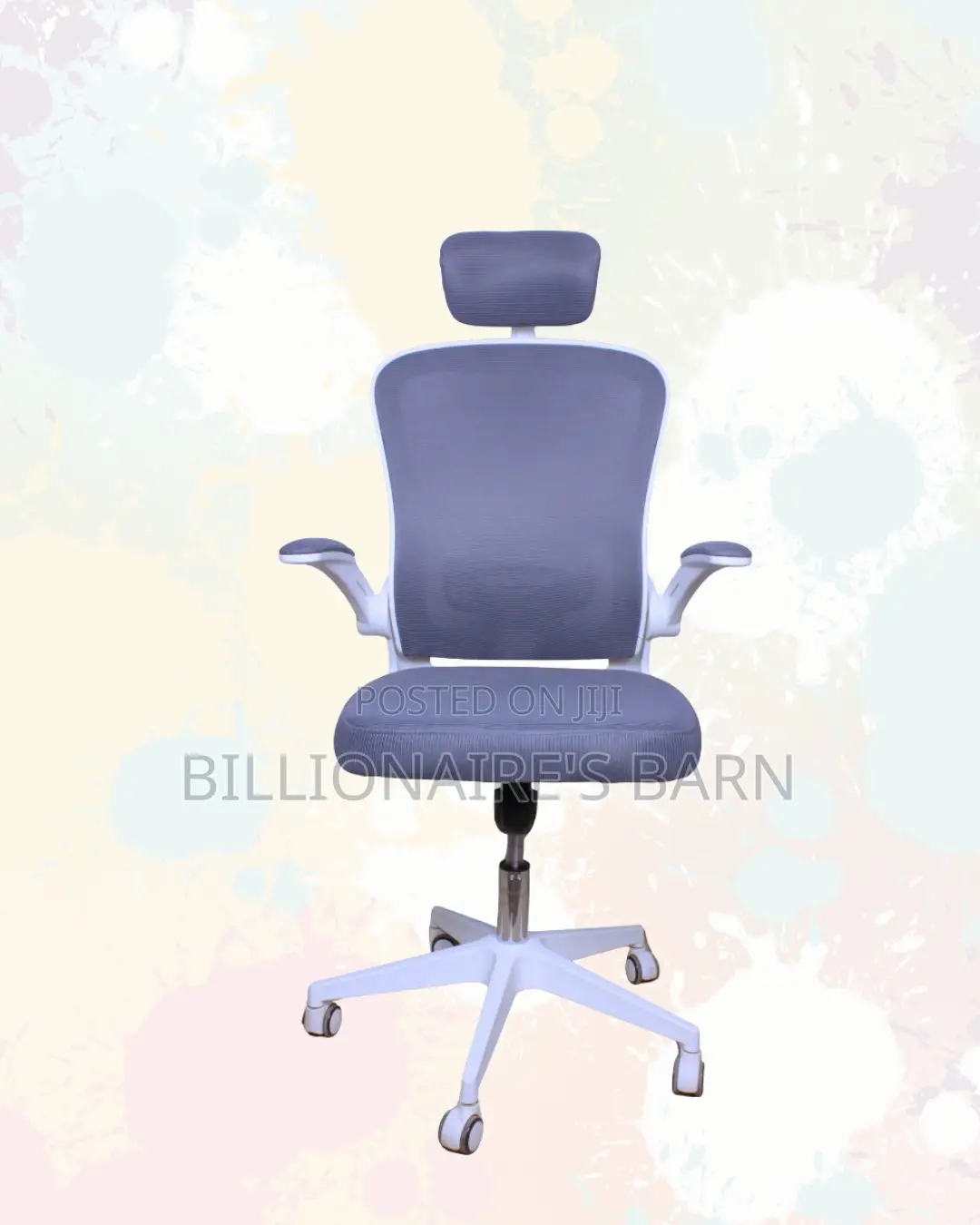 White Ergonomic Mesh Chair | Build for Daily Productivity | Smooth