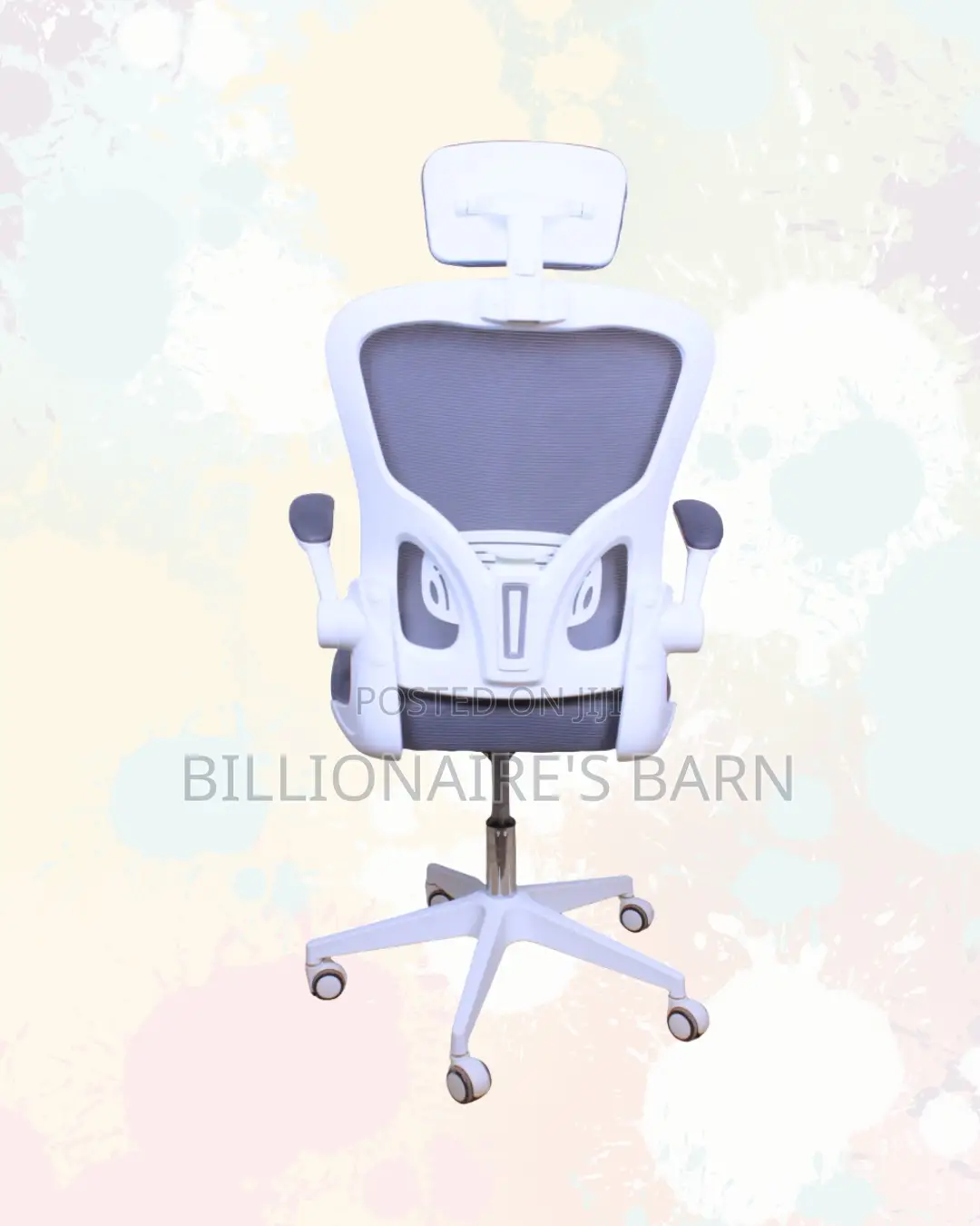 White Ergonomic Mesh Chair | Build for Daily Productivity | Smooth