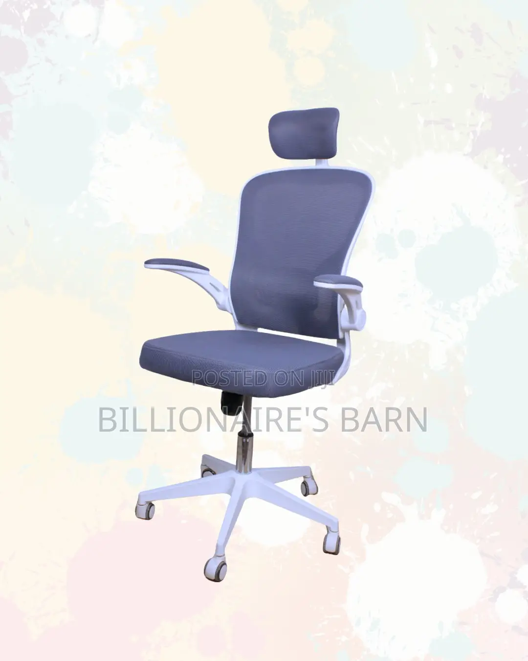 White Ergonomic Mesh Chair | Build for Daily Productivity | Smooth