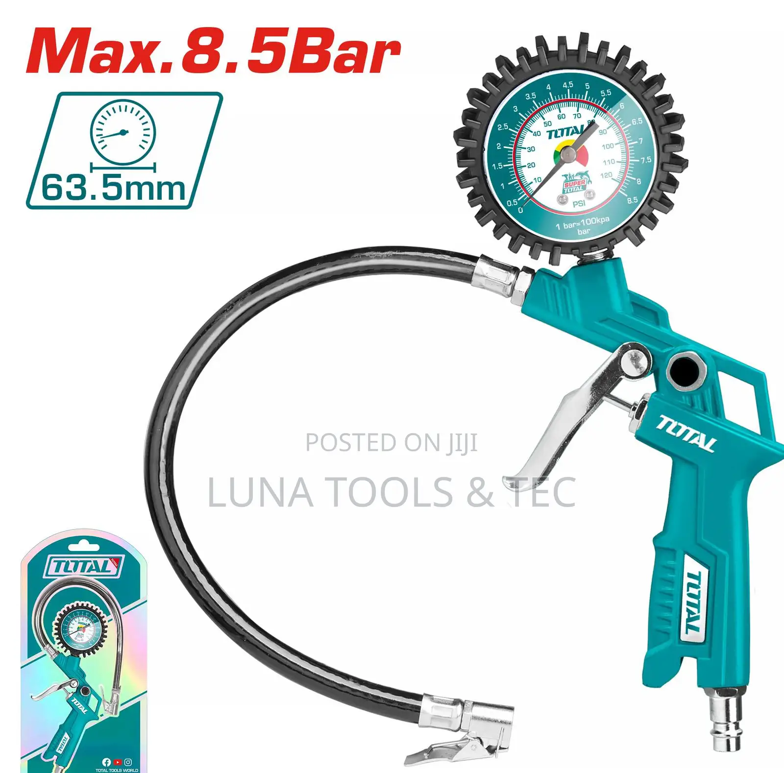 Quality Total Tat11601 Air Tire Inflating Gun
