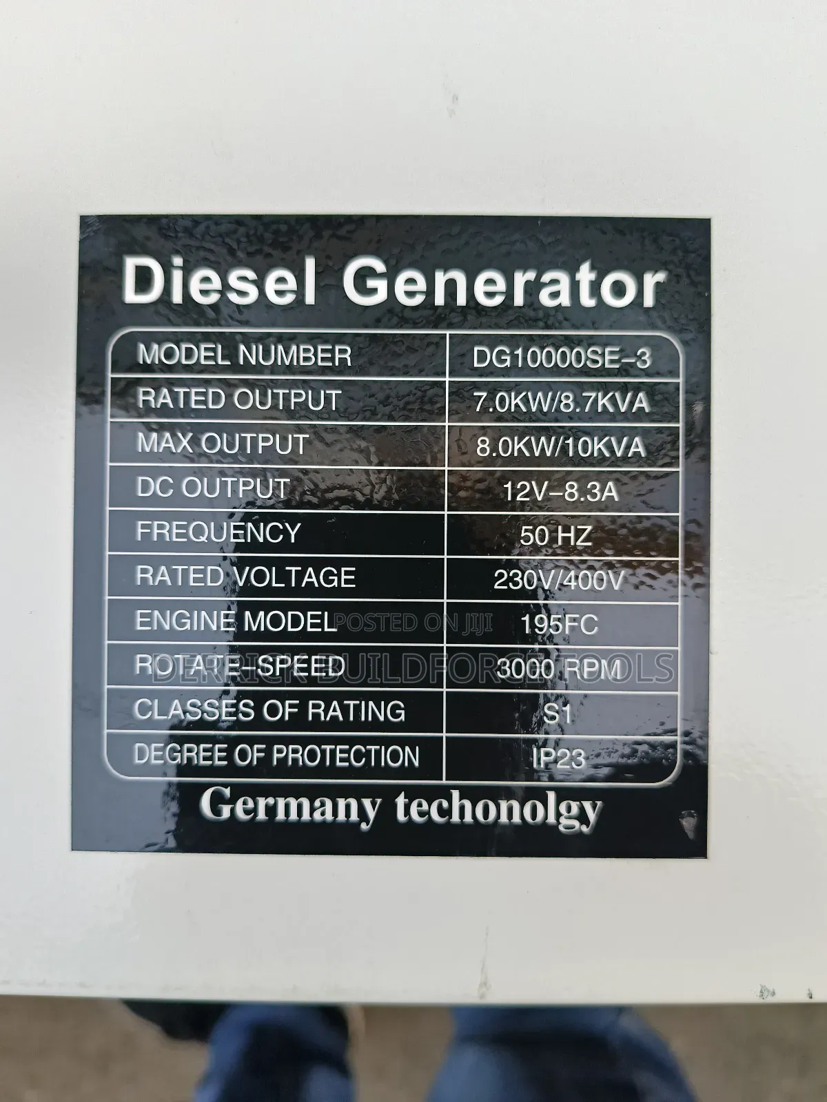 Pulsar 10kva Super Silent Diesel Generator