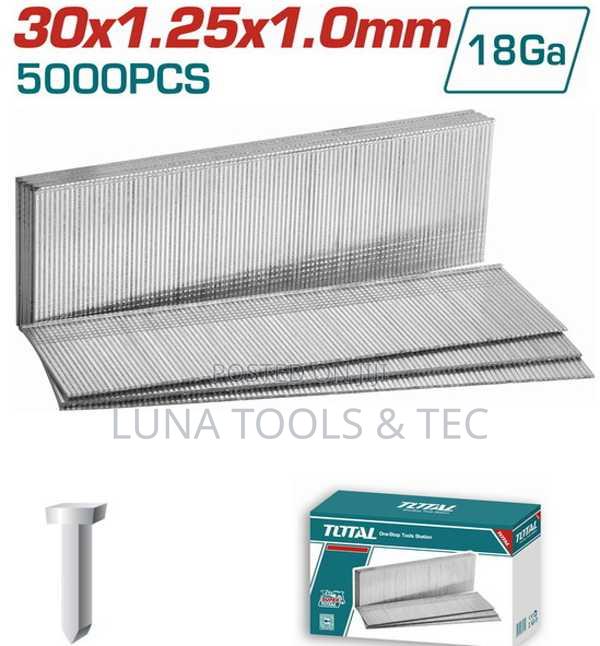 Total Tac918301 18 Gauge Brad Nail 30mm 5000pcs