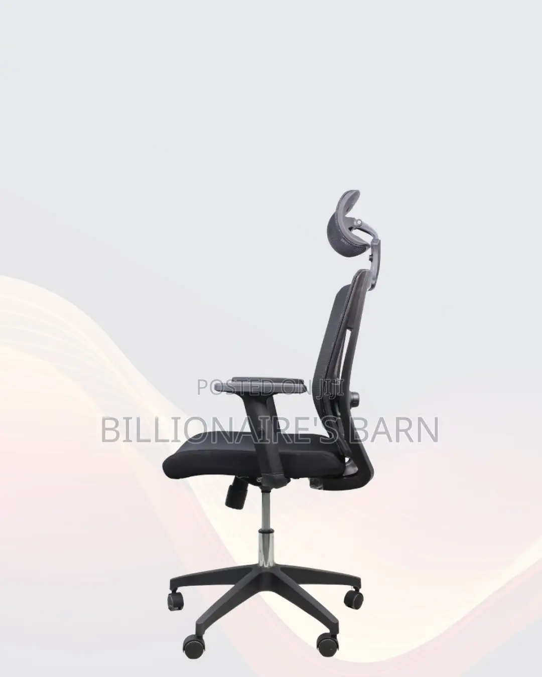 Black Ergonomic Mesh Chair | Build for Daily Productivity | Smooth