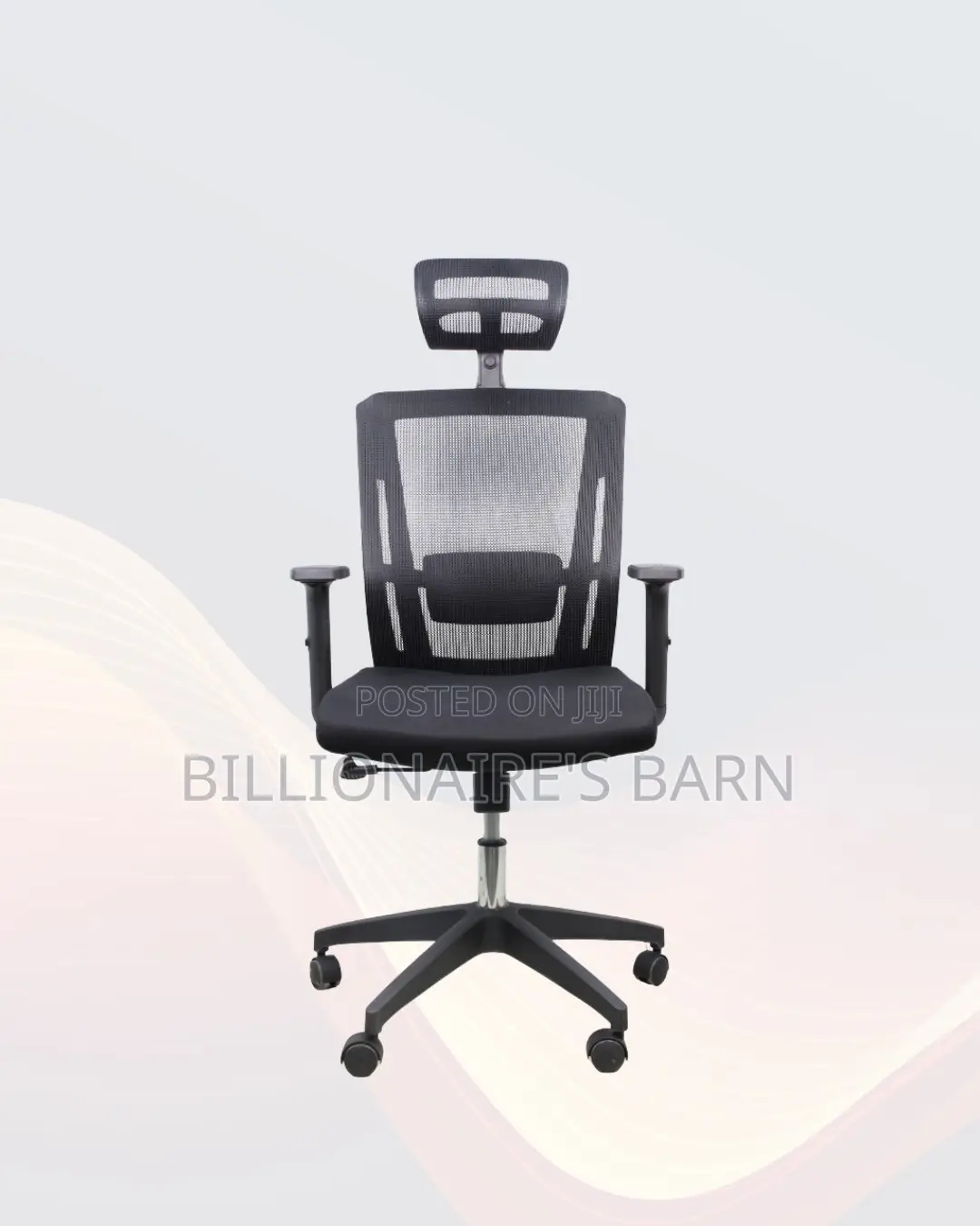 Black Ergonomic Mesh Chair | Build for Daily Productivity | Smooth