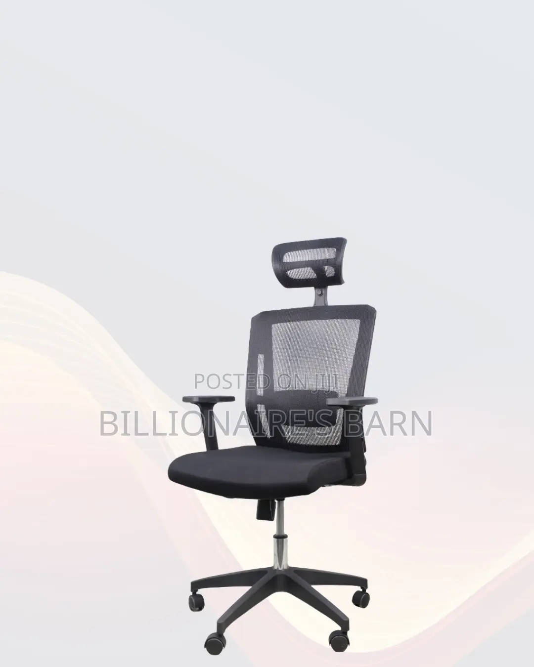 Black Ergonomic Mesh Chair | Build for Daily Productivity | Smooth