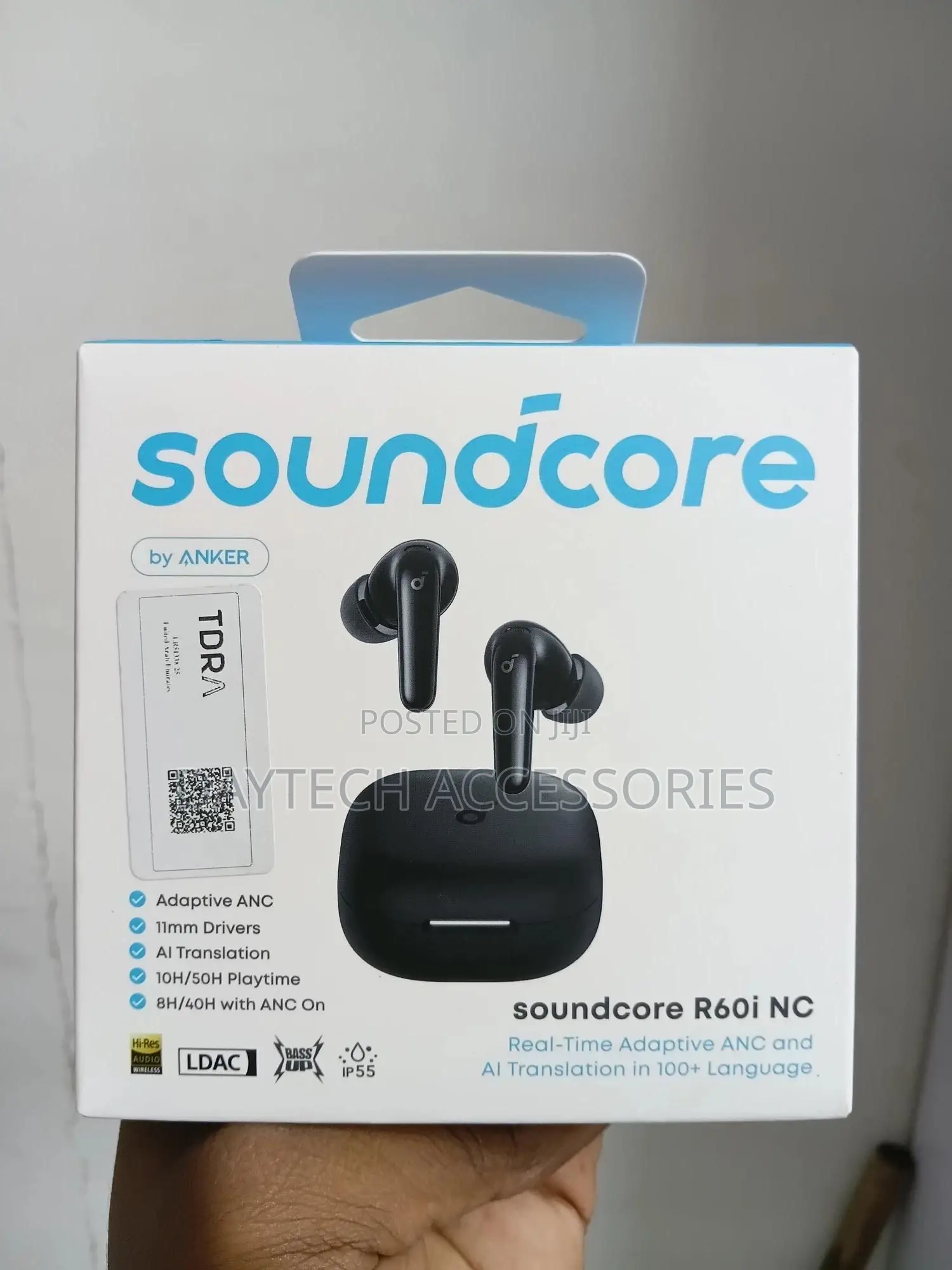 Anker Soundcore Wireles Earbuds R60i Nc - Black
