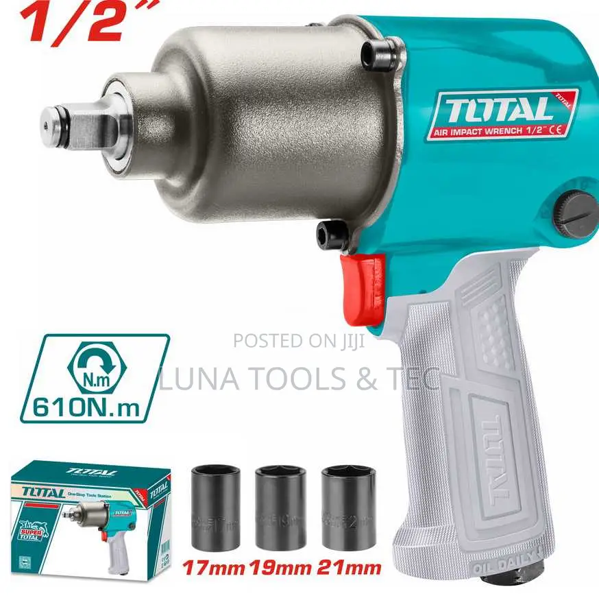 Total Tat40122 Air Impact Wrench 12.5mm(1/2")