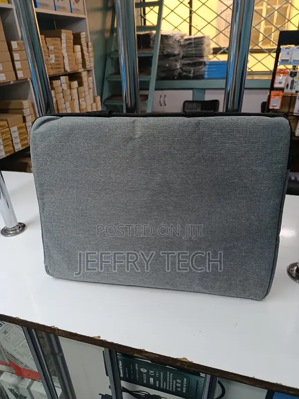 Laptop Bag Carry Case Multipockets for Dell Hp Light Grey 15.6inch