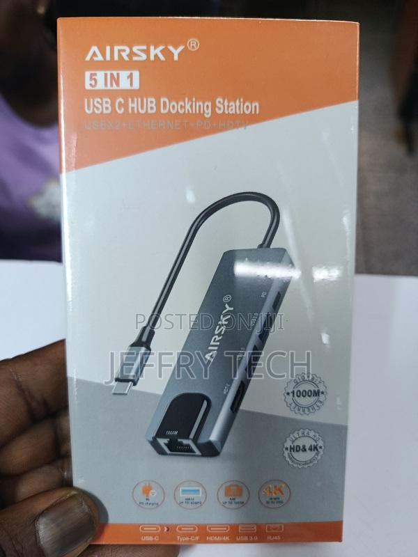 Usb C Hub, 5 in 1 Usb C at 32hz Hdmi Adapter - main view
