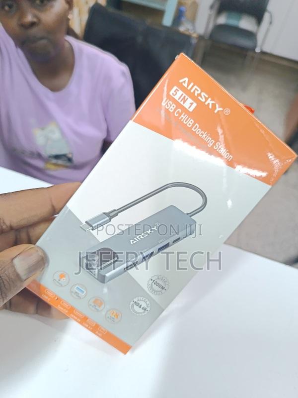 Usb C Hub, 5 in 1 Usb C at 32hz Hdmi Adapter - thumbnail 2