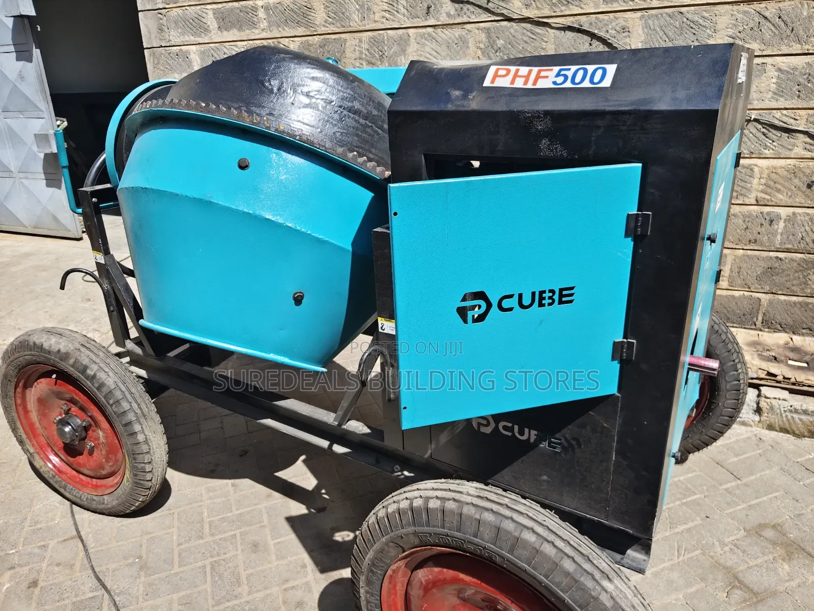 Heavy-duty 500-litre Diesel Concrete Mixer