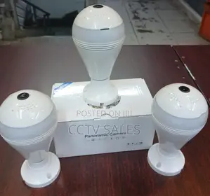 Wireless Wifi Light Bulb CCTV Camera With Night Vision