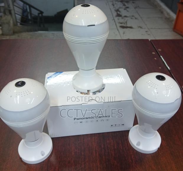 Wireless Wifi Light Bulb CCTV Camera With Night Vision