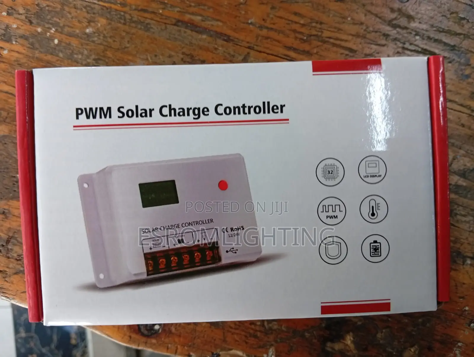 PWM Srne Solar Charge Controller – 20 30 Amps 12v/24v Auto