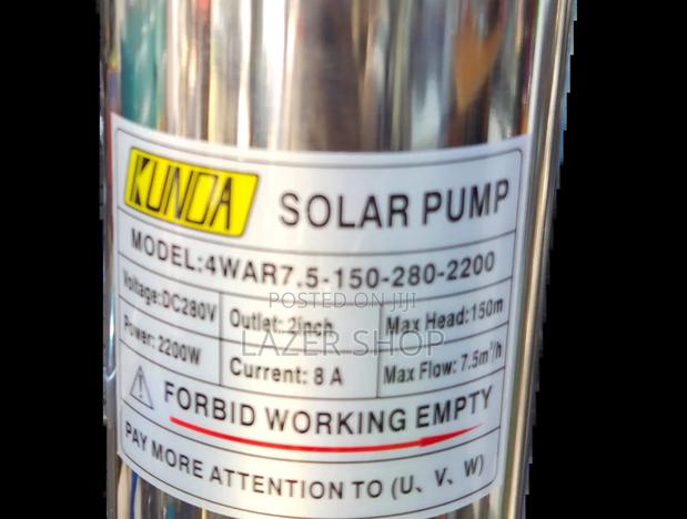 Solar Pump 2200w Max Head 150 Meters - thumbnail 2