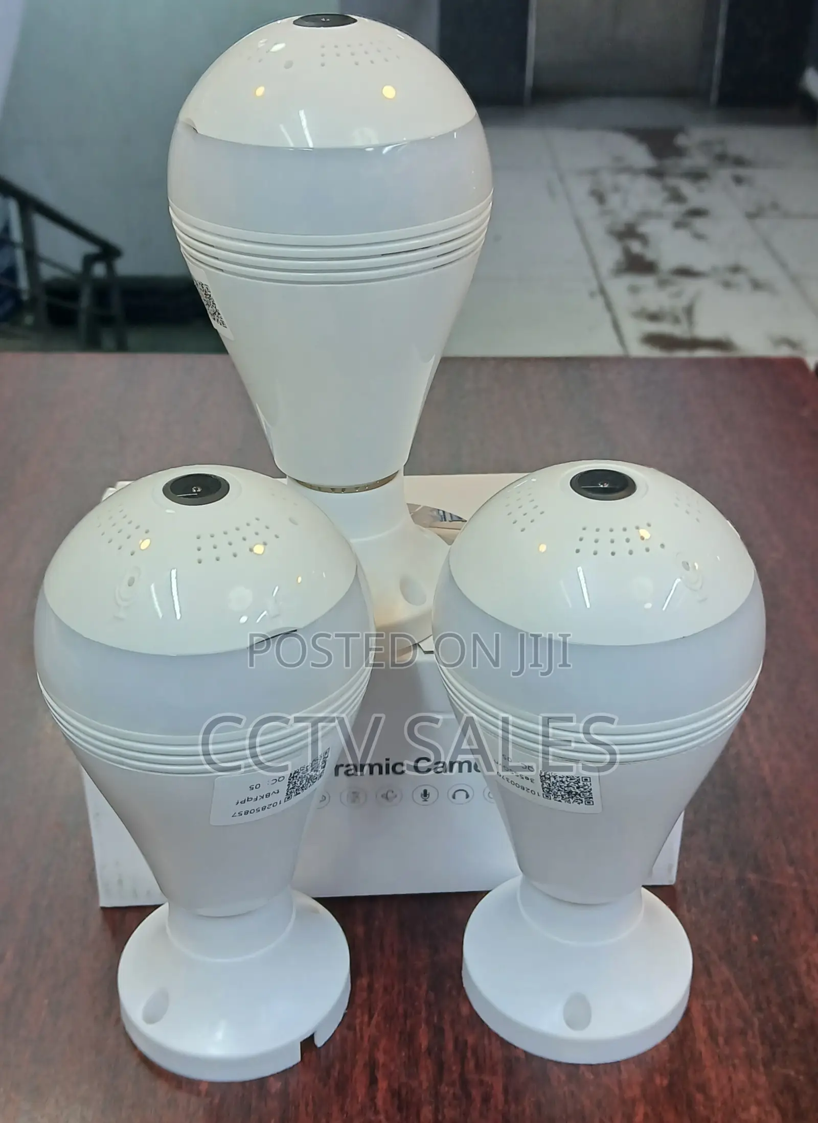 High Definition Wireless Wi-Fi CCTV Bulb Security Camera