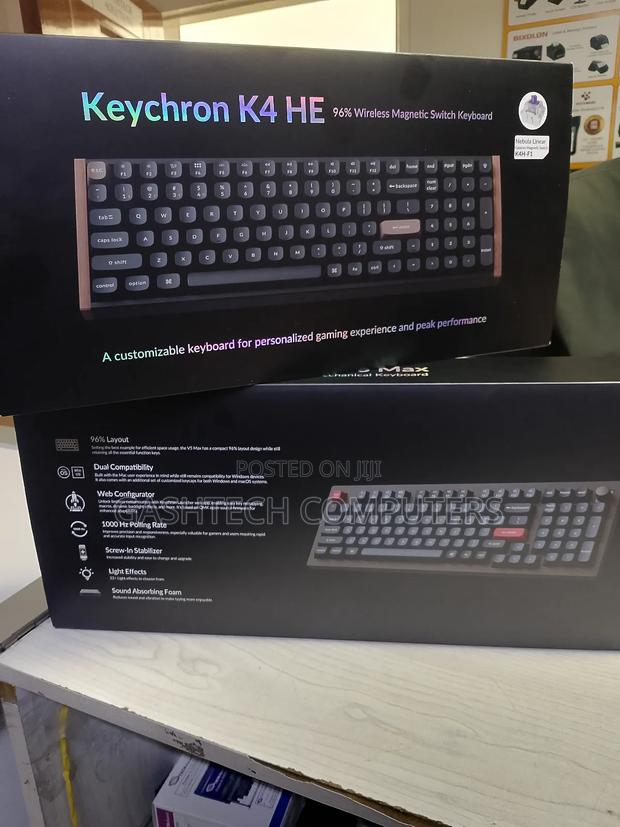 Keychron He Wireles Magnetic Keyboard - main view