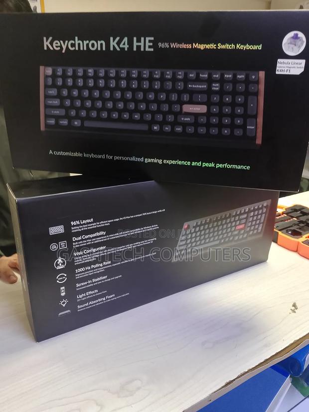 Keychron He Wireles Magnetic Keyboard - thumbnail 2