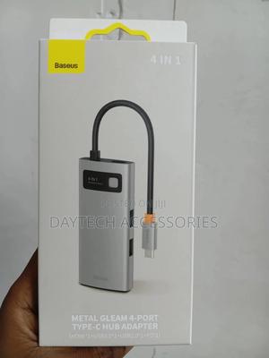 Baseus Metal Gleam 4 In1 Multifunctional Hub Usb Type C Hub - thumbnail 2