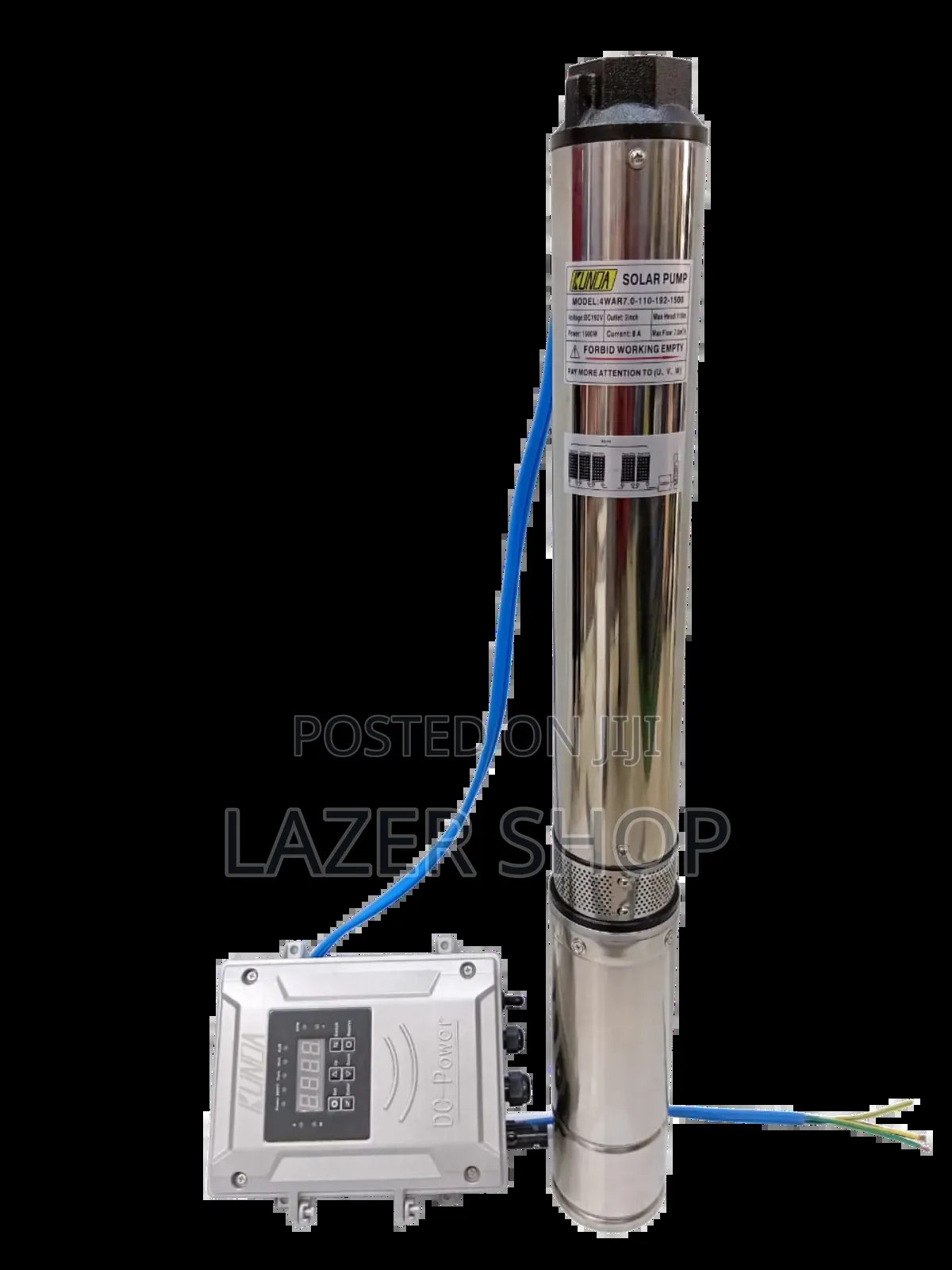 Solar Pump 1500w Max Head 110 Meters