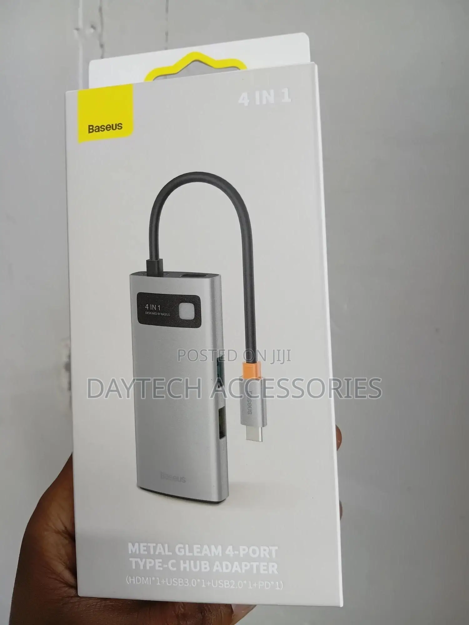 Baseus Metal Gleam Series 4-in-1 Type-C Hub Docking Station