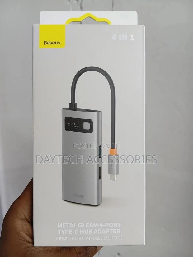 Baseus Metal Gleam Series 4-in-1 Type-C Hub Docking Station