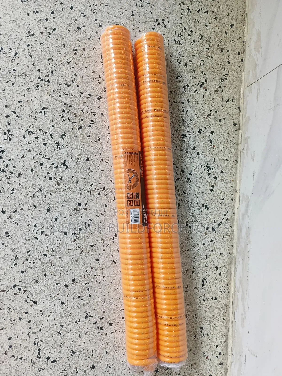 Spiral 10m Air Hose With Fittings
