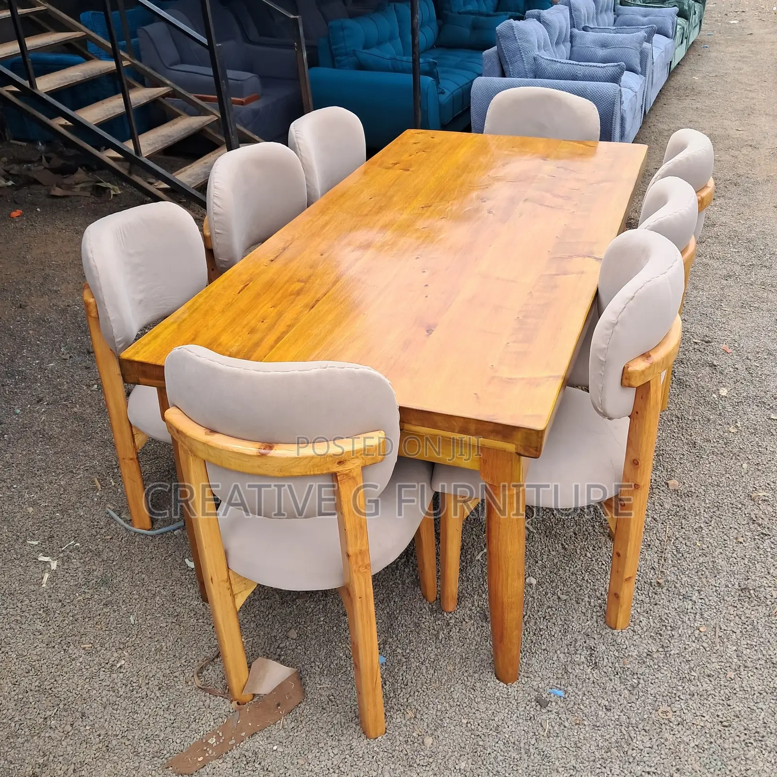 Classic 8 Seater Wooden Dining Set