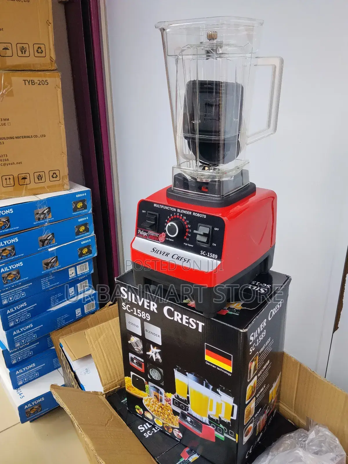 Silver Crest 2-in-1 Blender 4500w – Powerful Multifunction Mixer