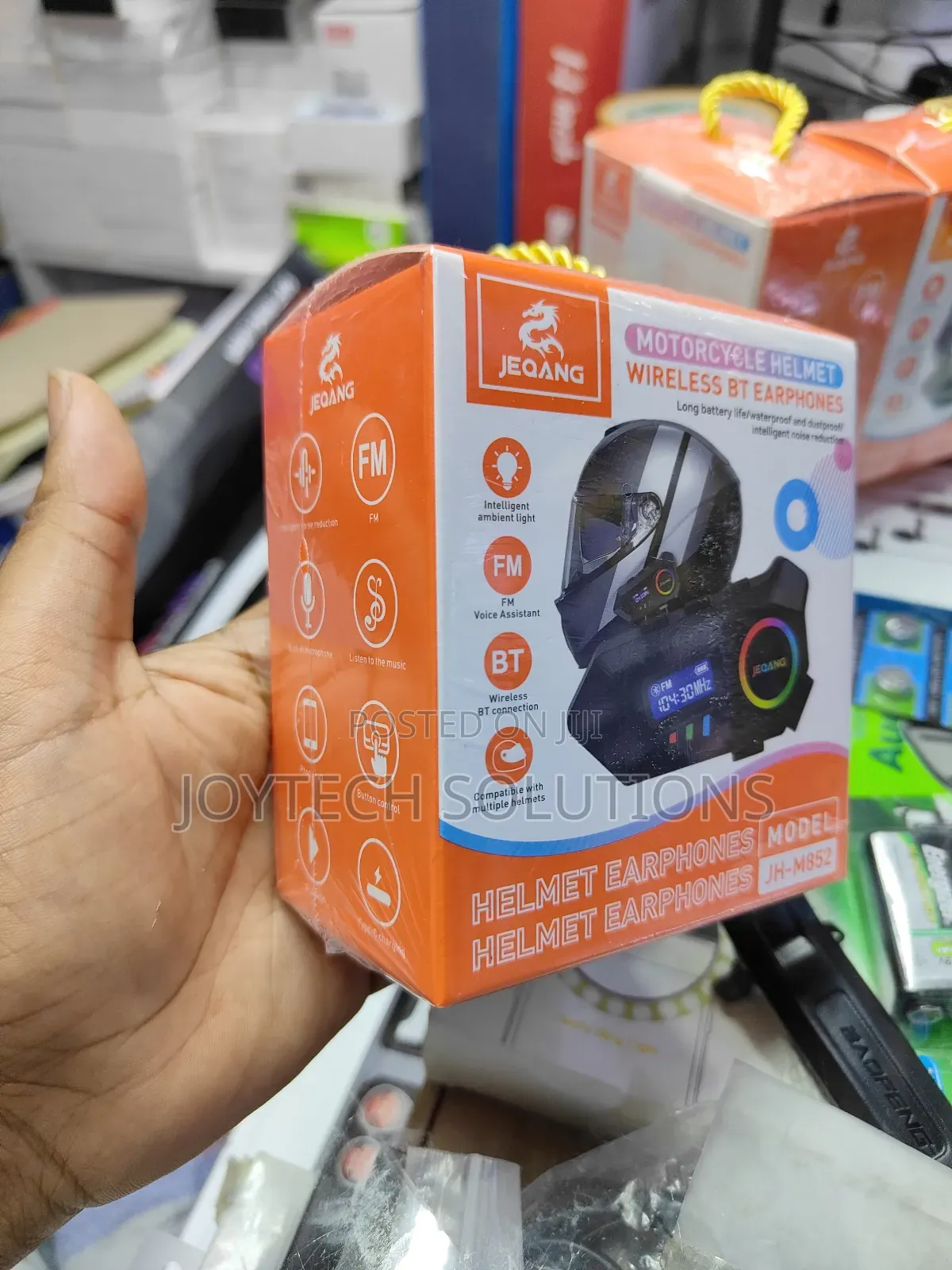 Wireless Bt Earphones for Motorcycle Riders