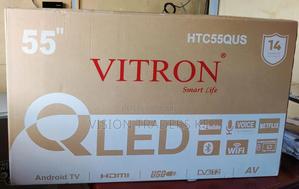 Vitron 55" Smart Android Qled Frameless Tv With Bluetooth - main view