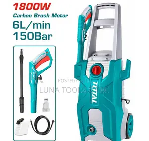 Total Tgt11356 High Pressure Washer 1800w 150bar (2200psi)
