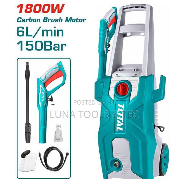 Total Tgt11356 High Pressure Washer 1800w 150bar (2200psi)