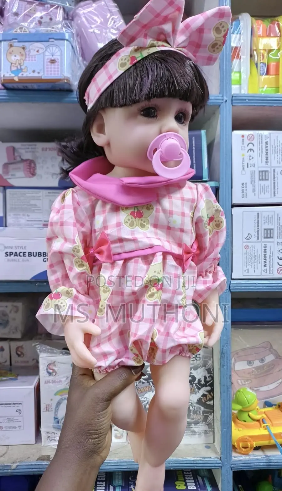 Silicone White Baby Doll or "Reborn" Doll.