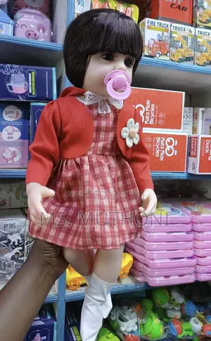Silicone White Baby Doll or "Reborn" Doll.