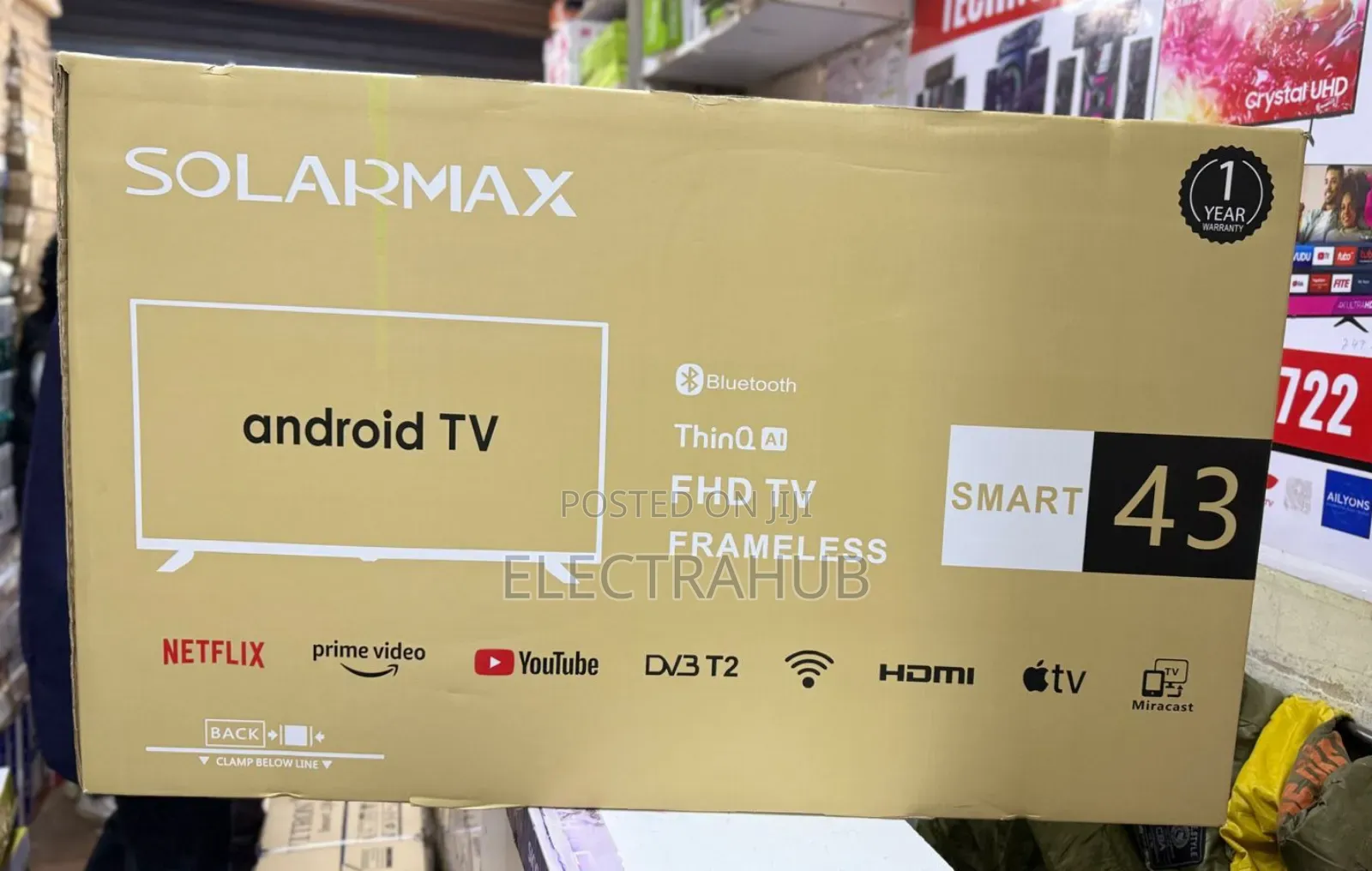 Solarmax 43 Inch Smart Tv Brand New Sealed