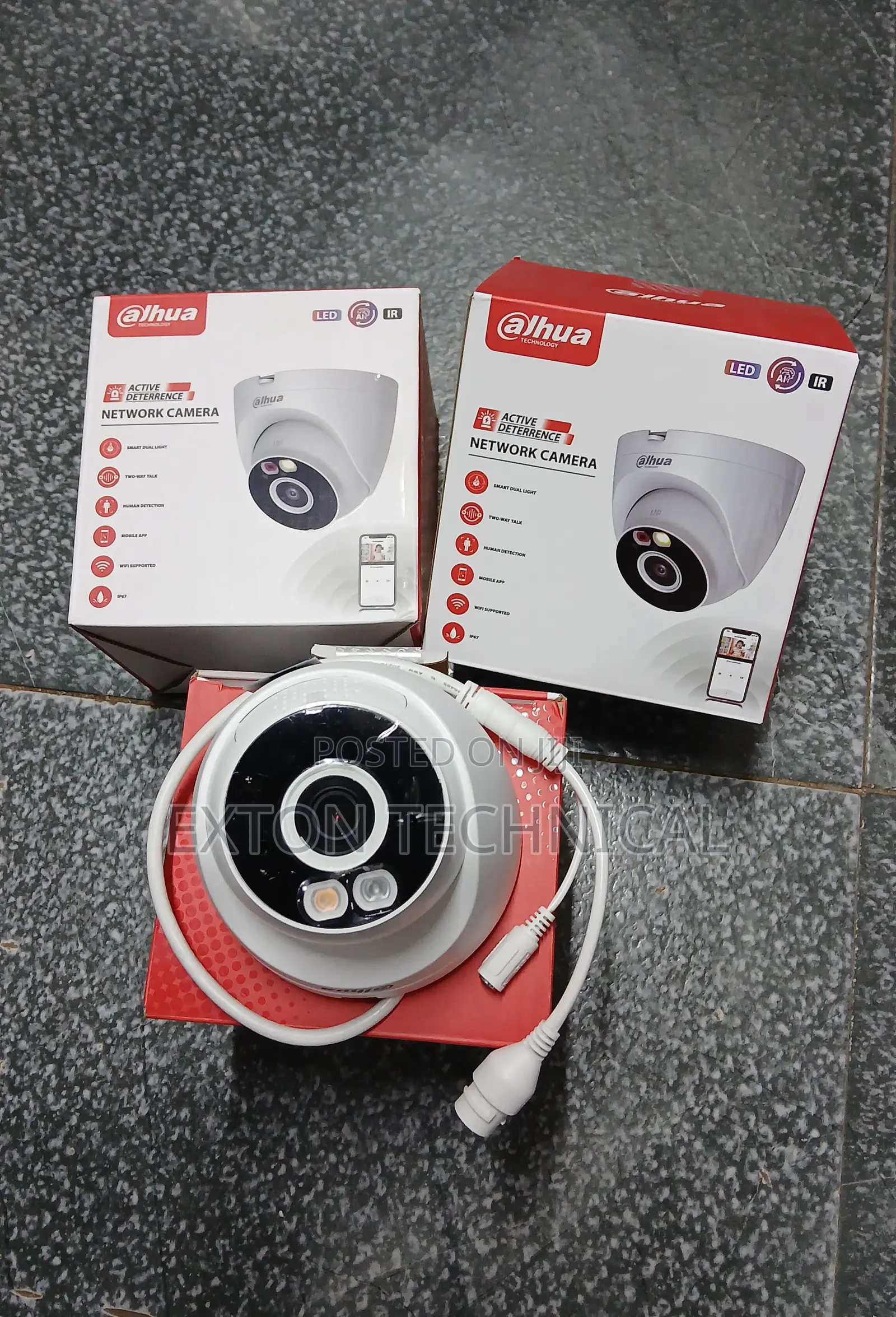Ip67 Dahua 4mp Wi-Fi Turret Dome Network Camera